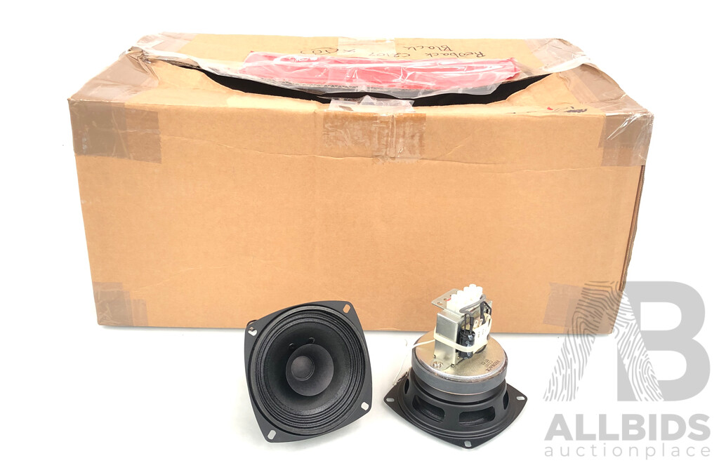 Redback C2107 100mm (4?) 10W 100V Twin Cone EWIS PA Driver Speakers- Lot of 10 - New - ORP $330.00