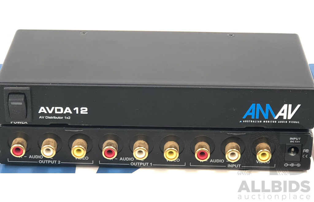 Australian Monitor AV Distributors - AVDA12 - Lot of Six - New