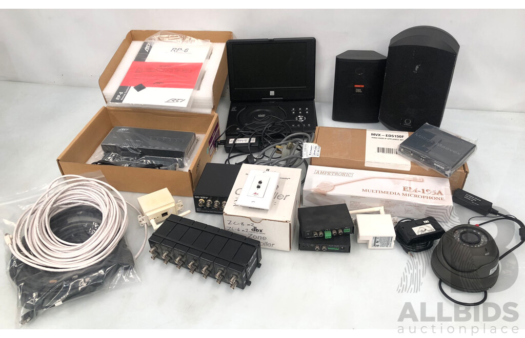 Selection of Audio Visual Components - Lot of 24