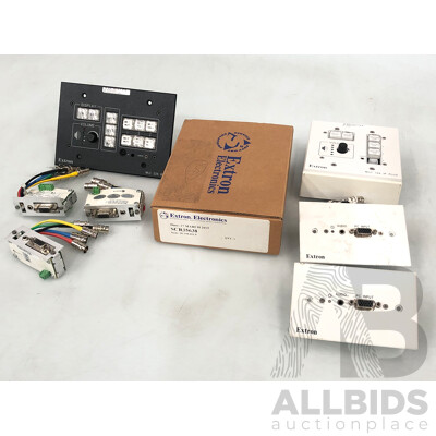 Selection of Extron Audio Visual Components - Lot of Eight