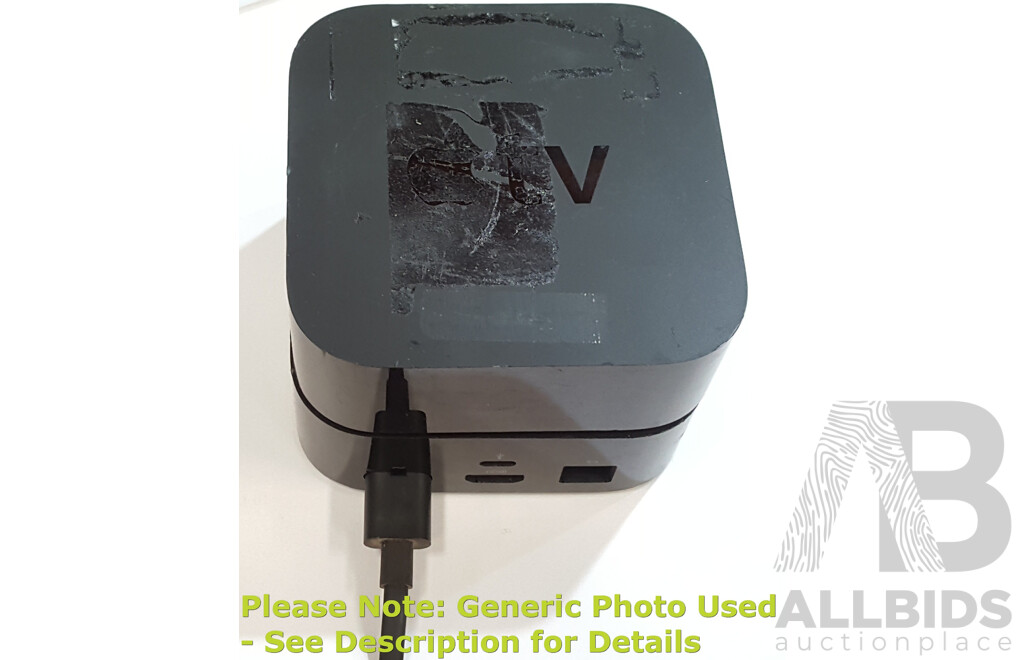 Apple TV (A1625) 4th Generation HD Media Streamer - Lot of Two