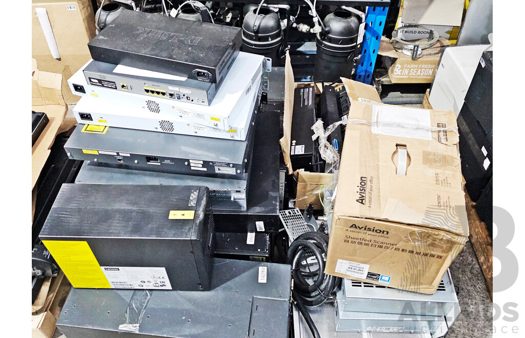 Pallet Lot of Assorted IT/Networking Equipment
