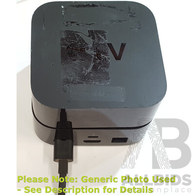 Apple TV (A1625) 4th Generation HD Media Streamer - Lot of Two