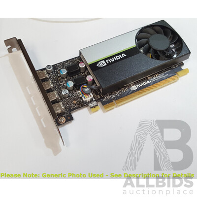 NVIDIA Quadro T1000 4GB GDDR6 Graphics Card