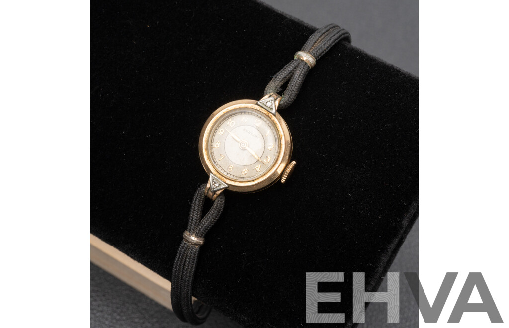 Vintage Ladies' Avalon Manual Hand Wind Diamond Watch