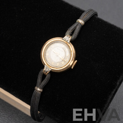 Vintage Ladies' Avalon Manual Hand Wind Diamond Watch