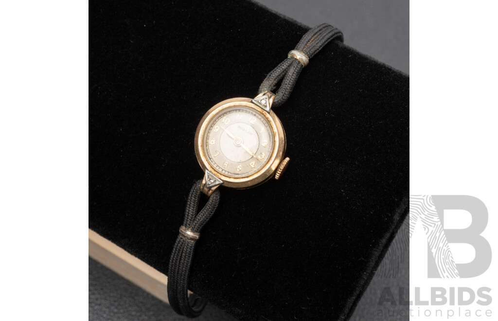 Vintage Ladies' Avalon Manual Hand Wind Diamond Watch