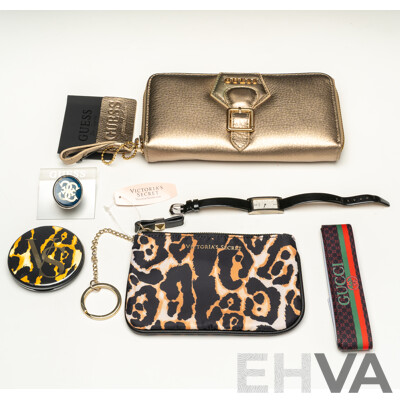 Guess Gold Leather Large Clutch Wallet as New in Box, Guess Watch, Ring & Other Items