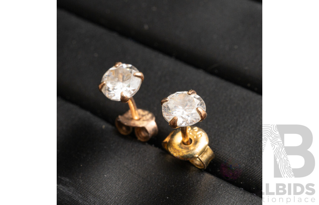 Collection of Vintage Jewellery Including Rolled Gold Fob Chain with Ball Charms