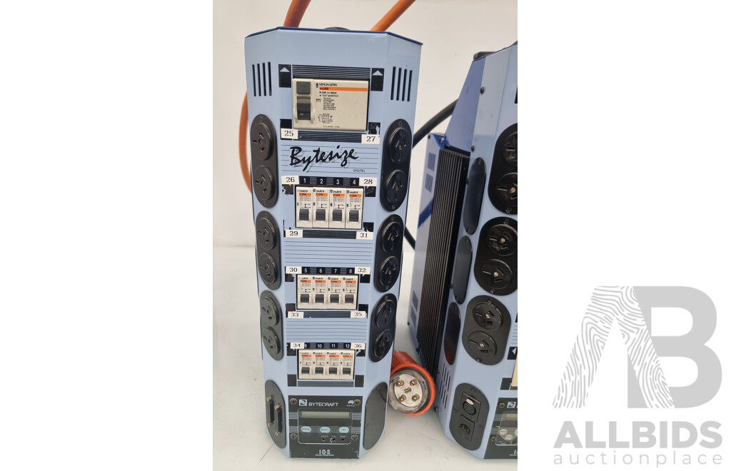 Bytecraft Bytesize 3 Phase 12 Channel Dimmer - Lot of 3