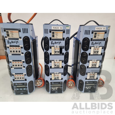 Bytecraft Bytesize 3 Phase 12 Channel Dimmer - Lot of 3