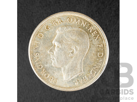 Australian 1937 KGVI Silver Crown .925