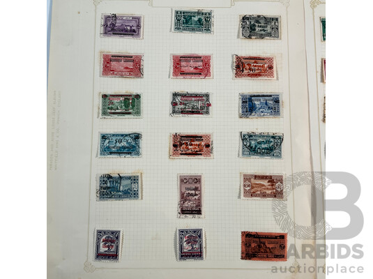 Collection of French Liban/Lebanon 1920's Stamps Including Overprints and Mint Hinged