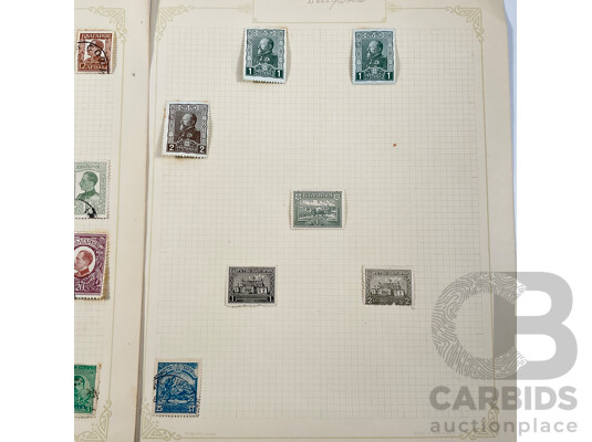 Collection of Bulgarian Stamps Spanning 1910's-1930's Including Part Sets, Overprints,