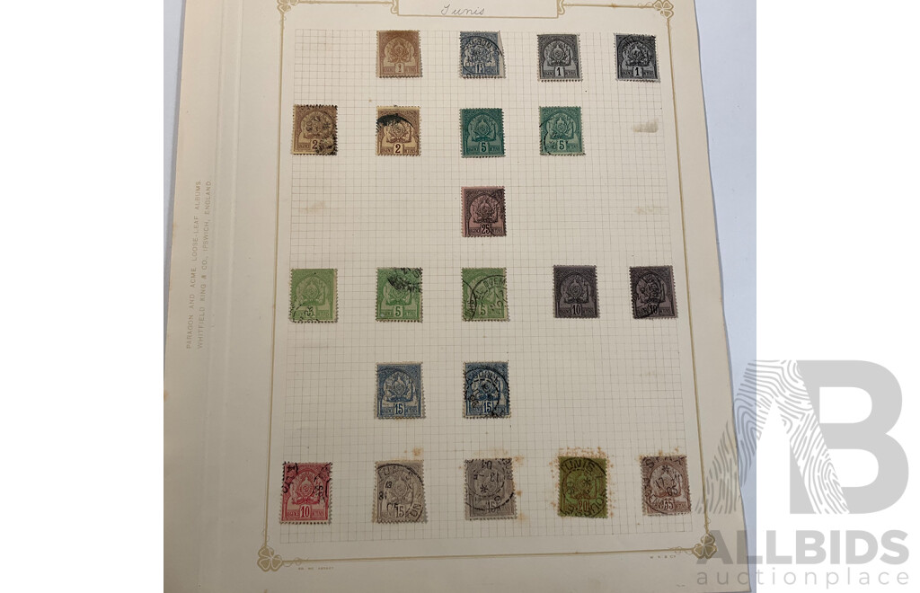 Collection of French African Stamps, Mostly 1920's-1930's Including Syria, Togo, Upper Volta, Tunisia, Chad, Mint Hinged, Overprints, Sets, Perfins