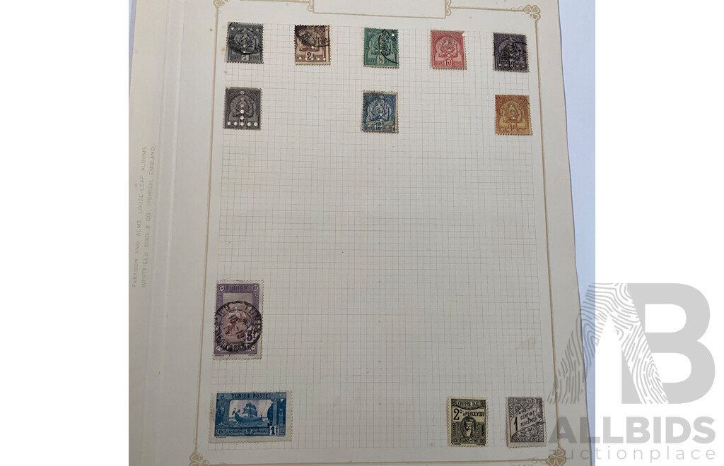 Collection of French African Stamps, Mostly 1920's-1930's Including Syria, Togo, Upper Volta, Tunisia, Chad, Mint Hinged, Overprints, Sets, Perfins