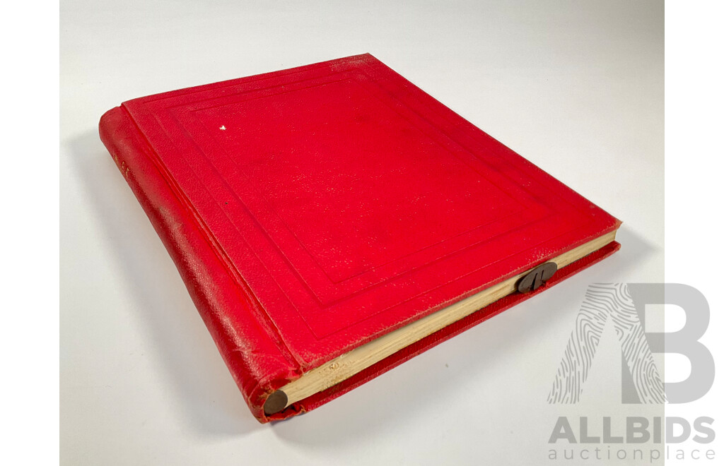 Album of Antique and Vintage Central American Stamps Including Dominica, Paraguay, Salvador, Nicaragua, Honduras, Venezuela, Uruguay