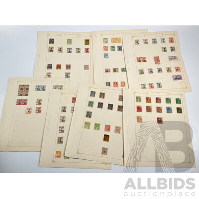 Collection of French Indochina Stamps, 1900's to 1930's Including Mint Hinged Blocks, Over Prints, Sets