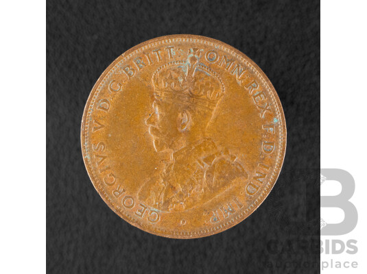 Australian 1925 KGV Penny