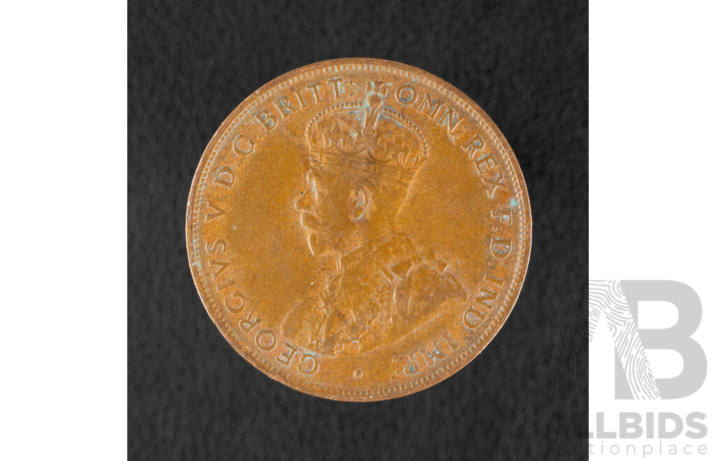 Australian 1925 KGV Penny