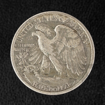USA 1942 Silver Walking Liberty Half Dollar, San Fransisco Mint .900
