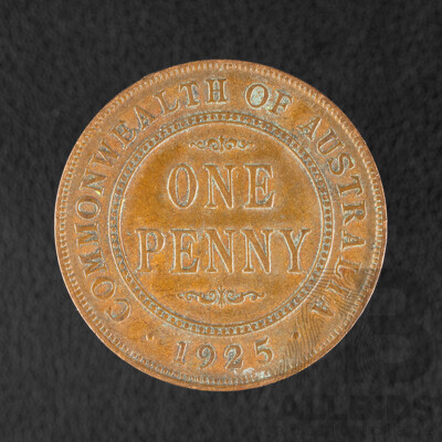 Australian 1925 KGV Penny