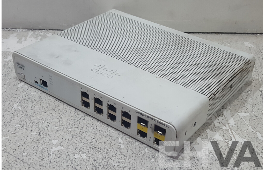 Cisco (WS-C2960C-8TC-S) Catalyst 2960-C Series LL 8-Port Fast Ethernet Switch