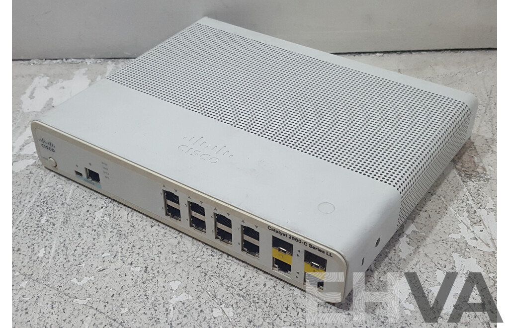 Cisco (WS-C2960C-8TC-S) Catalyst 2960-C Series LL 8-Port Fast Ethernet Switch