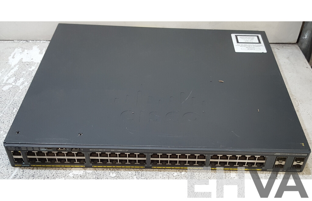 Cisco (WS-C2960X-48LPS-L) Catalyst 2960-X Series 48-Port PoE+ Gigabit Ethernet Switch