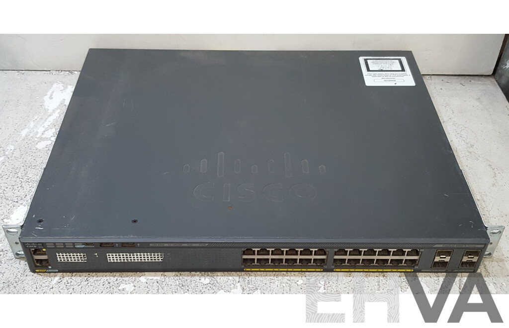 Cisco (WS-C2960X-24PS-L) Catalyst 2960-X Series 24-Port Gigabit PoE+ Switch