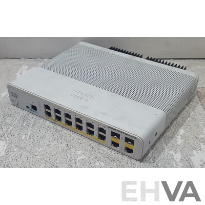 Cisco (WS-C2960C-12PC-L) Catalyst 2960-C Series PoE 12-Port Fast Ethernet Switch