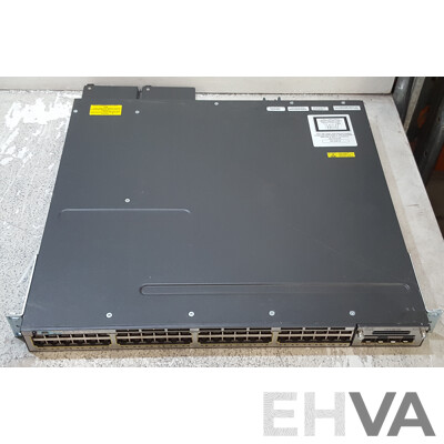 Cisco Catalyst (WS-C3750X-48PF-S) 3750-X Series PoE+ 48-Port Stackable Gigabit Ethernet Switch