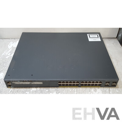 Cisco (WS-C2960X-24PS-L) Catalyst 2960-X Series 24-Port Gigabit PoE+ Switch