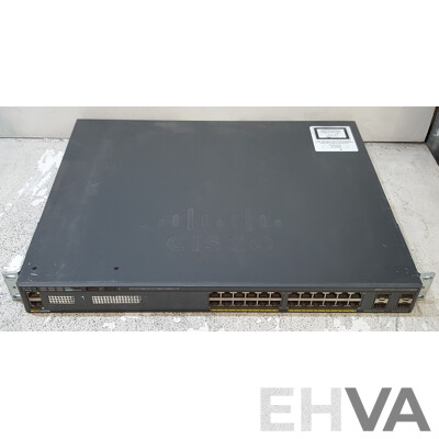 Cisco (WS-C2960X-24PS-L) Catalyst 2960-X Series 24-Port Gigabit PoE+ Switch