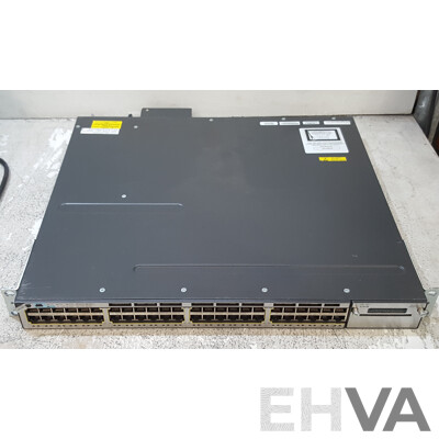 Cisco Catalyst (WS-C3750X-48PF-S) 3750-X Series PoE+ 48-Port Stackable Gigabit Ethernet Switch