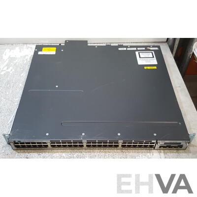 Cisco Catalyst (WS-C3750X-48PF-S) 3750-X Series PoE+ 48-Port Stackable Gigabit Ethernet Switch