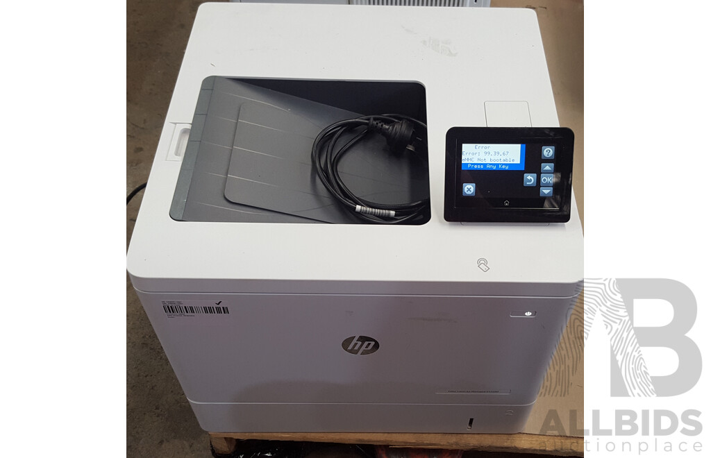 HP Color LaserJet Managed E55040 Printer w/ Power Cable