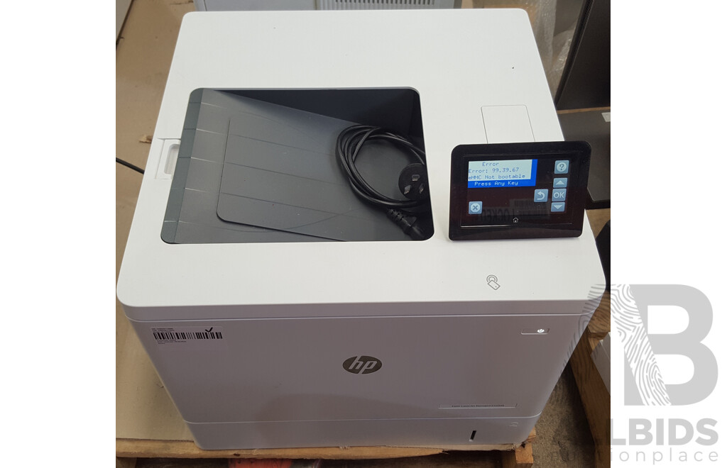 HP Color LaserJet Managed E55040 Printer w/ Power Cable