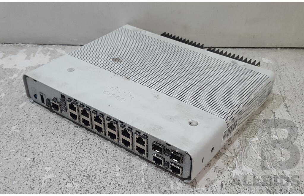 Cisco (WS-C2960C-12PC-L) Catalyst 2960-C Series PoE 12-Port Fast Ethernet Switch