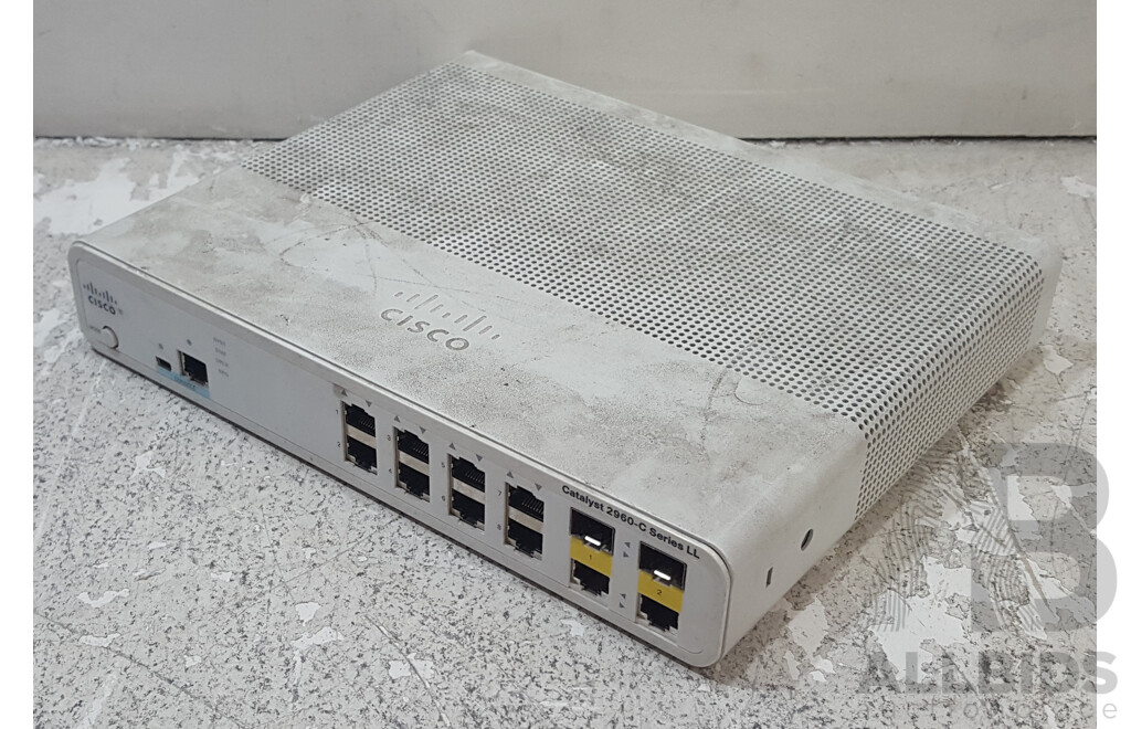 Cisco (WS-C2960C-8TC-S) Catalyst 2960-C Series LL 8-Port Fast Ethernet Switch