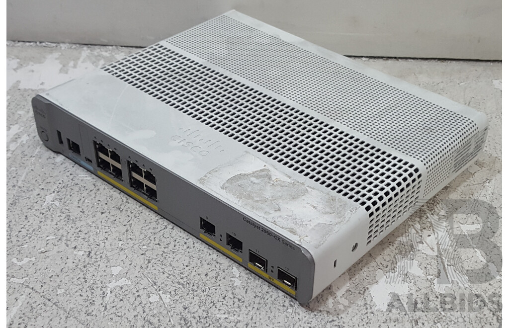 Cisco (WS-C2960CX-8TC-L) Catalyst 2960-CX Series 8-Port Gigabit Ethernet Switch