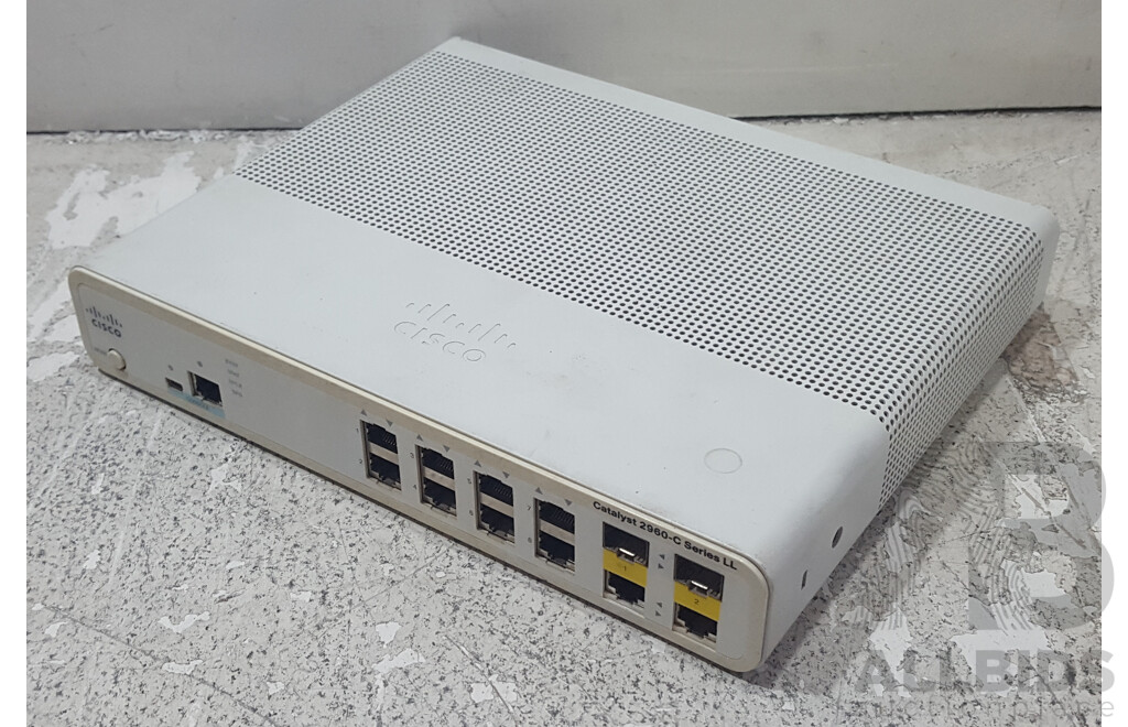 Cisco (WS-C2960C-8TC-S) Catalyst 2960-C Series LL 8-Port Fast Ethernet Switch
