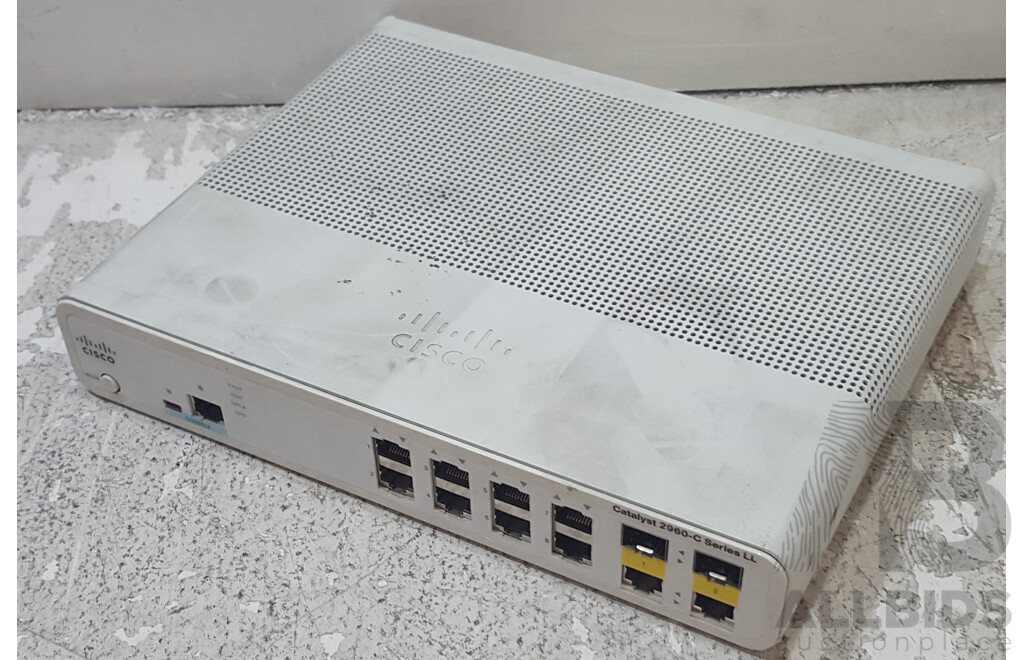 Cisco (WS-C2960C-8TC-S) Catalyst 2960-C Series LL 8-Port Fast Ethernet Switch