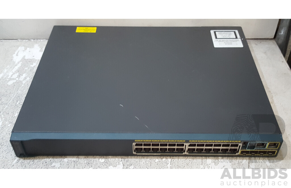 Cisco (WS-C2960S-24PS-L) Catalyst 2960-S Series PoE+ 24-Port Gigabit Ethernet Switch
