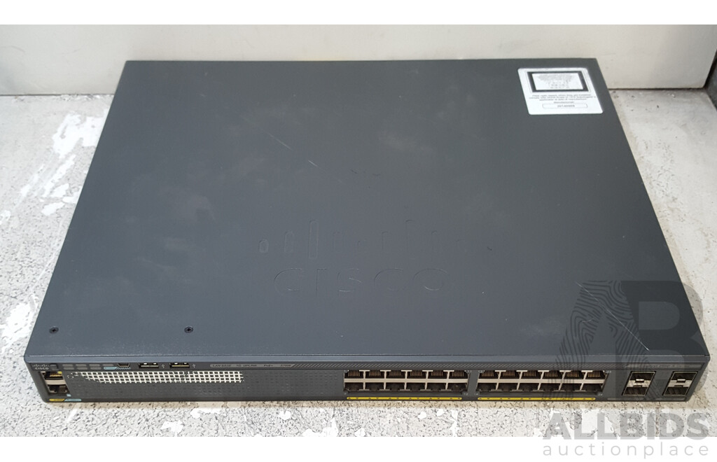 Cisco (WS-C2960X-24PS-L) Catalyst 2960-X Series 24-Port Gigabit PoE+ Switch