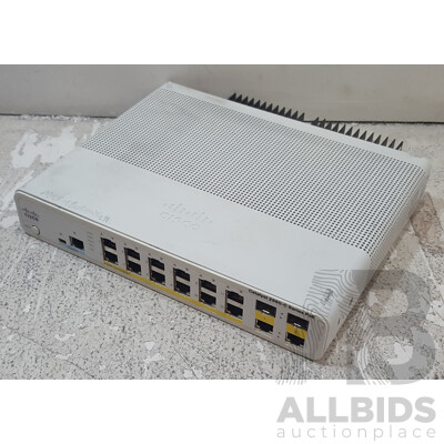 Cisco (WS-C2960C-12PC-L) Catalyst 2960-C Series PoE 12-Port Fast Ethernet Switch