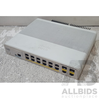 Cisco (WS-C2960C-12PC-L) Catalyst 2960-C Series PoE 12-Port Fast Ethernet Switch