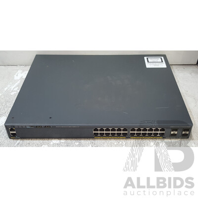 Cisco (WS-C2960X-24PS-L) Catalyst 2960-X Series 24-Port Gigabit PoE+ Switch