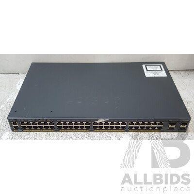 Cisco Catalyst (WS-C2960X-48TS-L) 2960-X Series 48-Port Gigabit Ethernet Switch