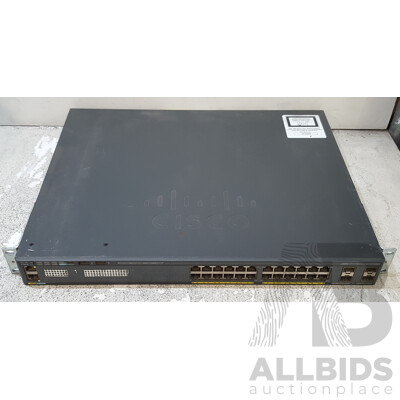 Cisco (WS-C2960X-24PS-L) Catalyst 2960-X Series 24-Port Gigabit PoE+ Switch